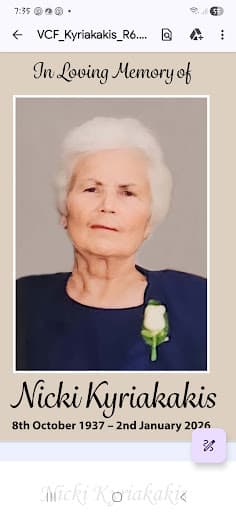Victoria Cross Funerals — Customer photo